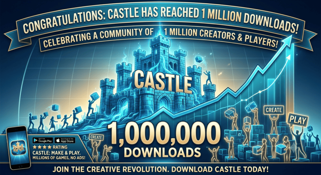 Castle App 1 million downloads free HD streaming Android 2026